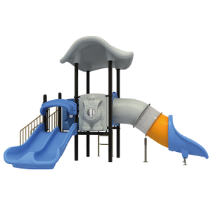 놀이 공원 우주 Playsets 공상 과학 야외 슬라이드 극장 어린이를위한 맞춤형 놀이터 장비
